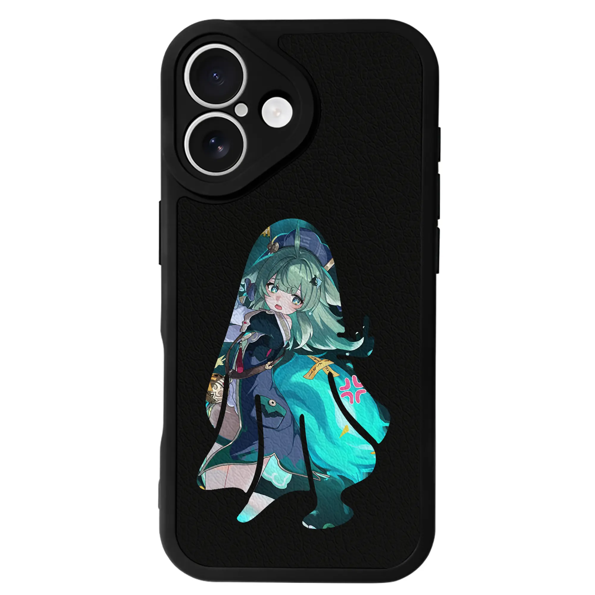 崩壊：スターレイル グッズ フォフォ - IPhone 16シリーズ対応 ・ シリコンスマホケース ・ レザー調 ・ 高精度フィット ・ 耐衝撃 ・ ワイヤレス充電対応 ・ 精密カット